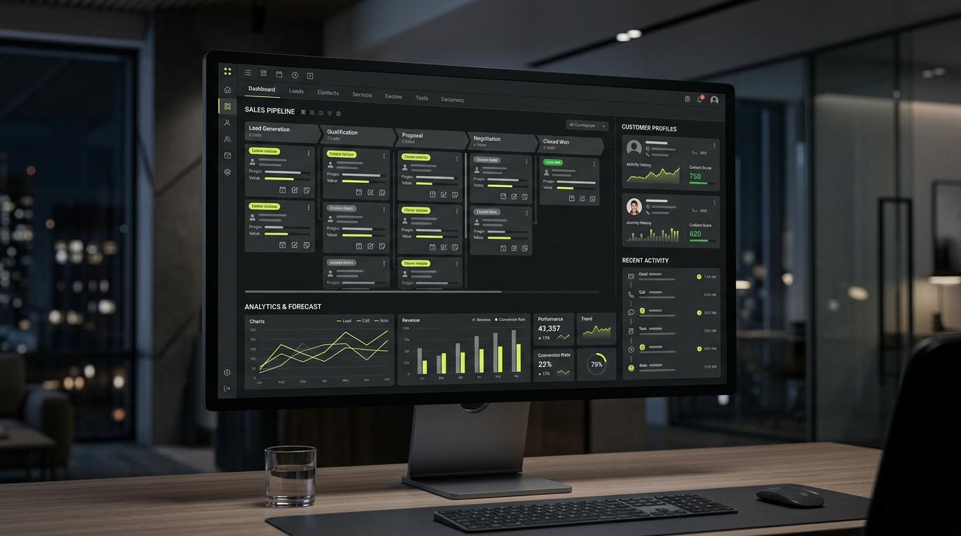 Creative Fusion CRM customer relationship dashboard