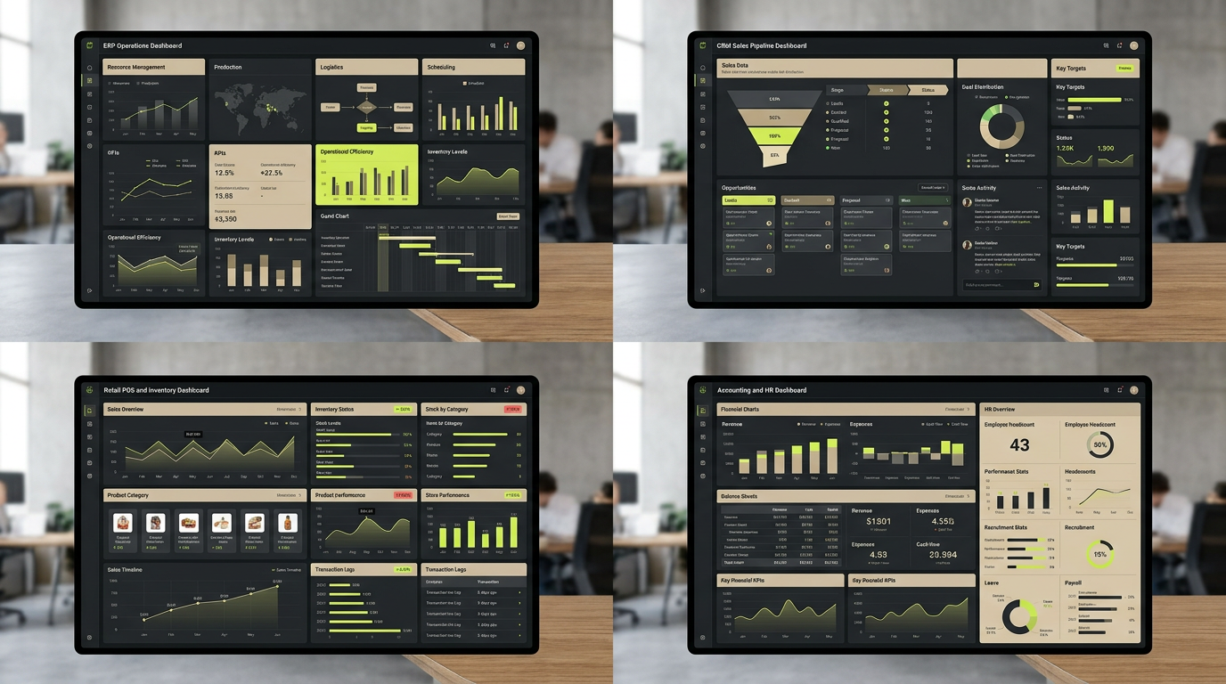 Creative Fusion accounting software dashboard